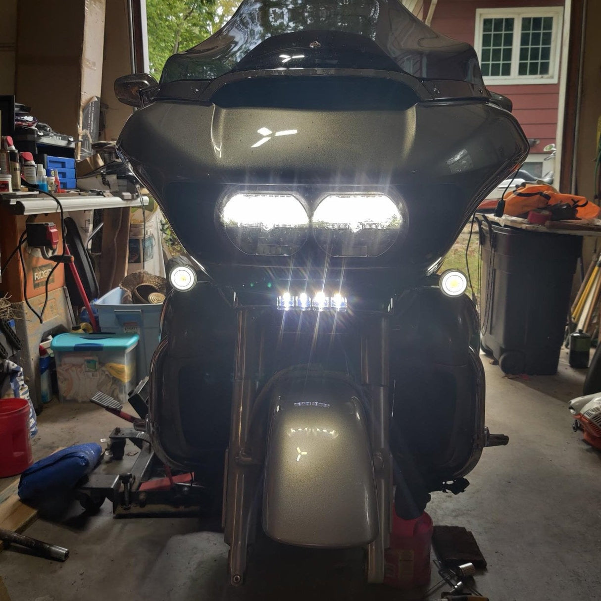 Eagle Lights 6" Generation II LED Projection Light Bar with Plug and Harness for 2015- Current Harley-Davidson® Road Glide Models
