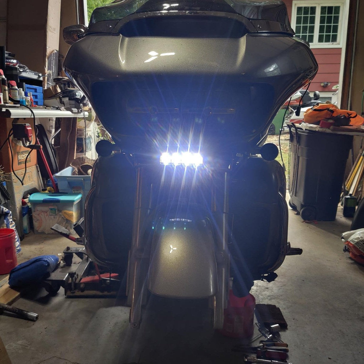 Eagle Lights 6" Generation II LED Projection Light Bar with Plug and Harness for 2015- Current Harley-Davidson® Road Glide Models