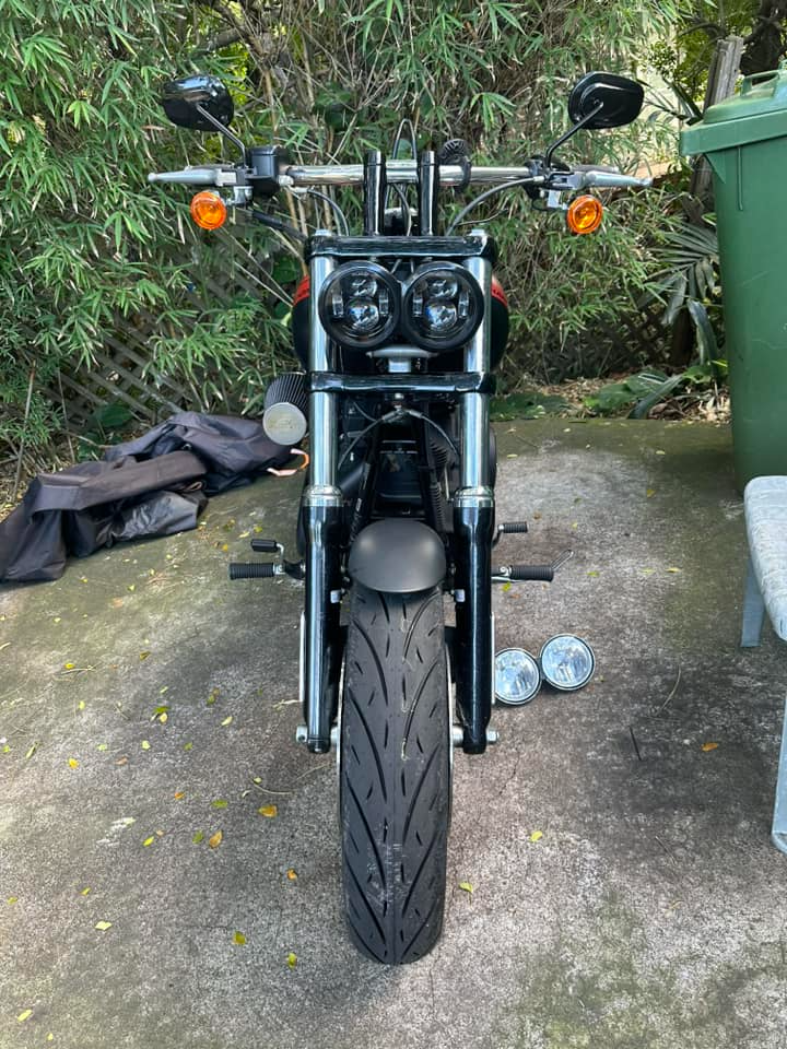 Eagle Lights Dual LED Headlight Kit for 2008 - 2017 Harley-Davidson® Fat Bob Models