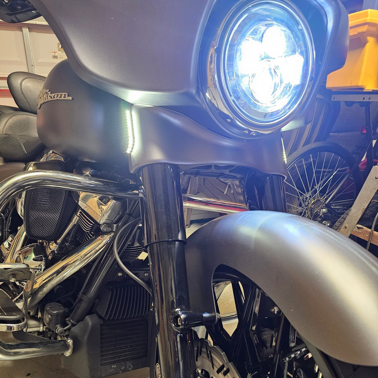 Eagle Lights SWITCHBLADE Low Profile Fork LED Turn Signal and Running Lights for 2006 - 2023 Harley-Davidson® Models