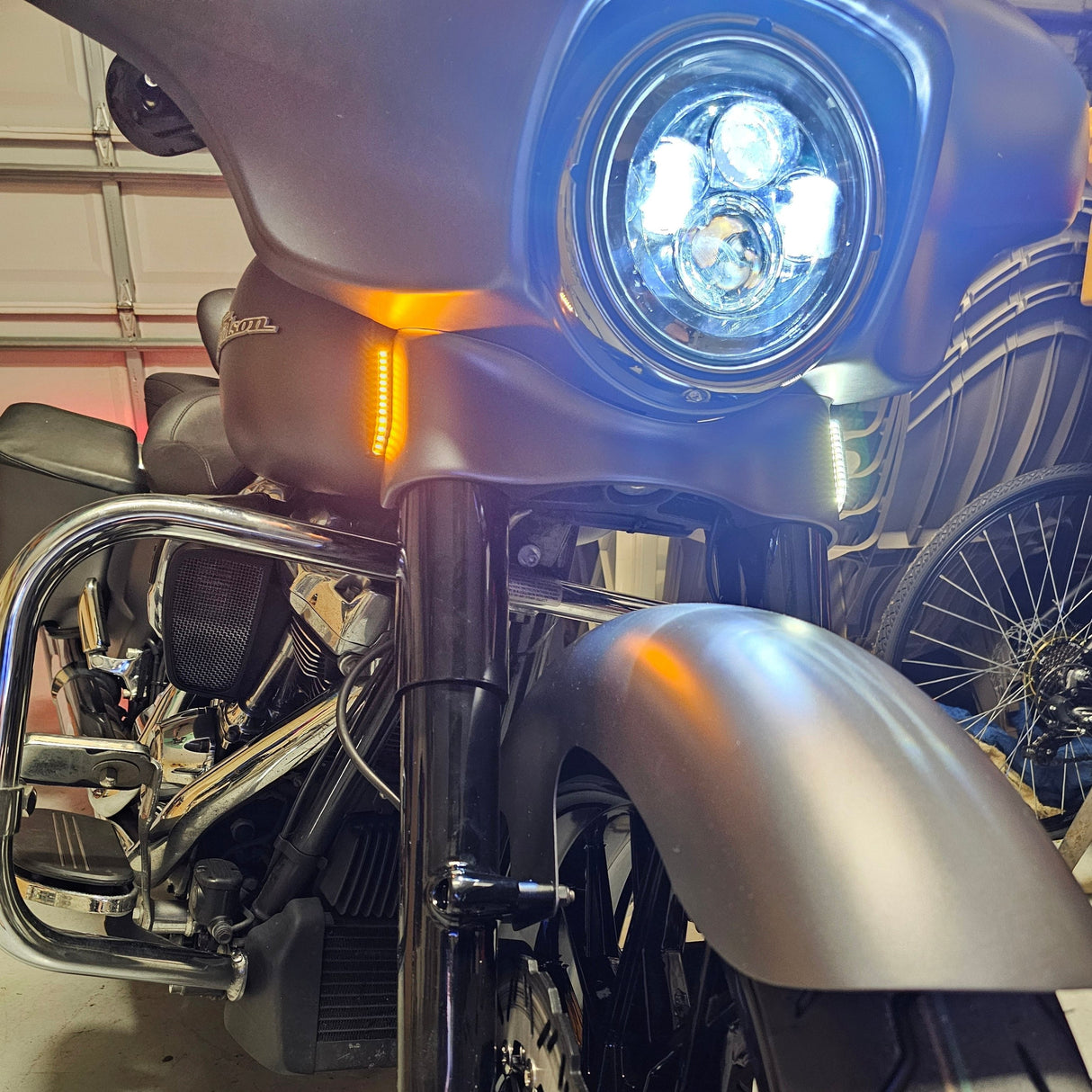 Eagle Lights SWITCHBLADE Low Profile Fork LED Turn Signal and Running Lights for 2006 - 2023 Harley-Davidson® Models