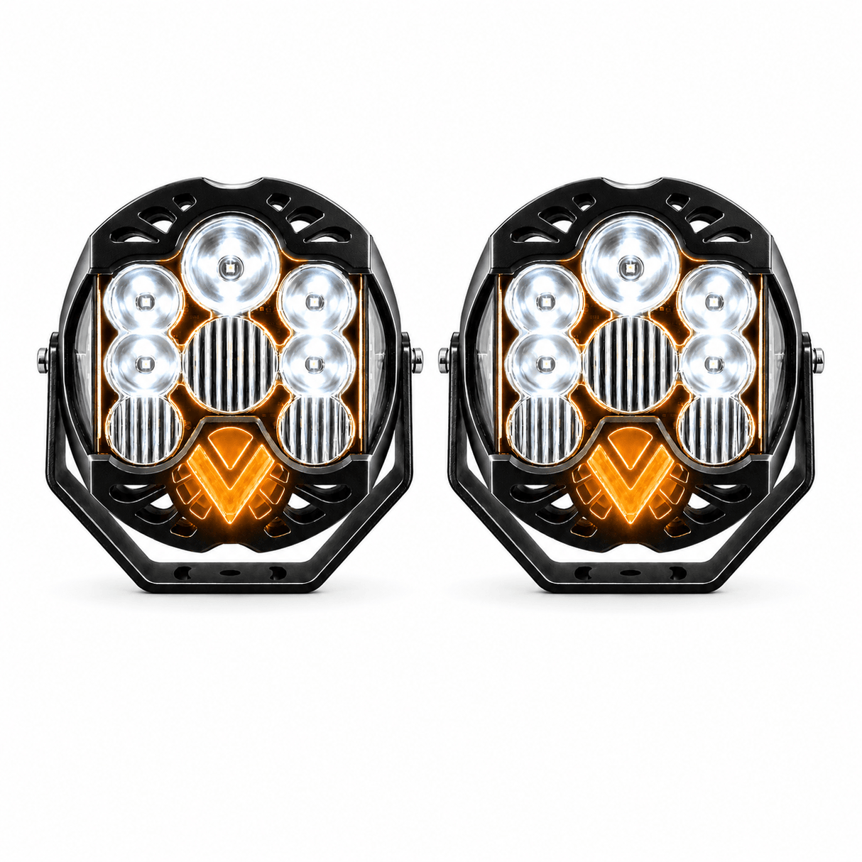 Eagle Lights Apex Pro™ Universal LED Headlight / Auxiliary Light – High-Output Performance Driving Light, Wide Beam, Rugged Off-Road & On-Road Use