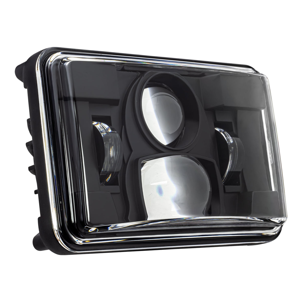 Eagle Lights Black 4 x 6 LED Headlights - Four Pack (Two High Beam / Two Low Beam)
