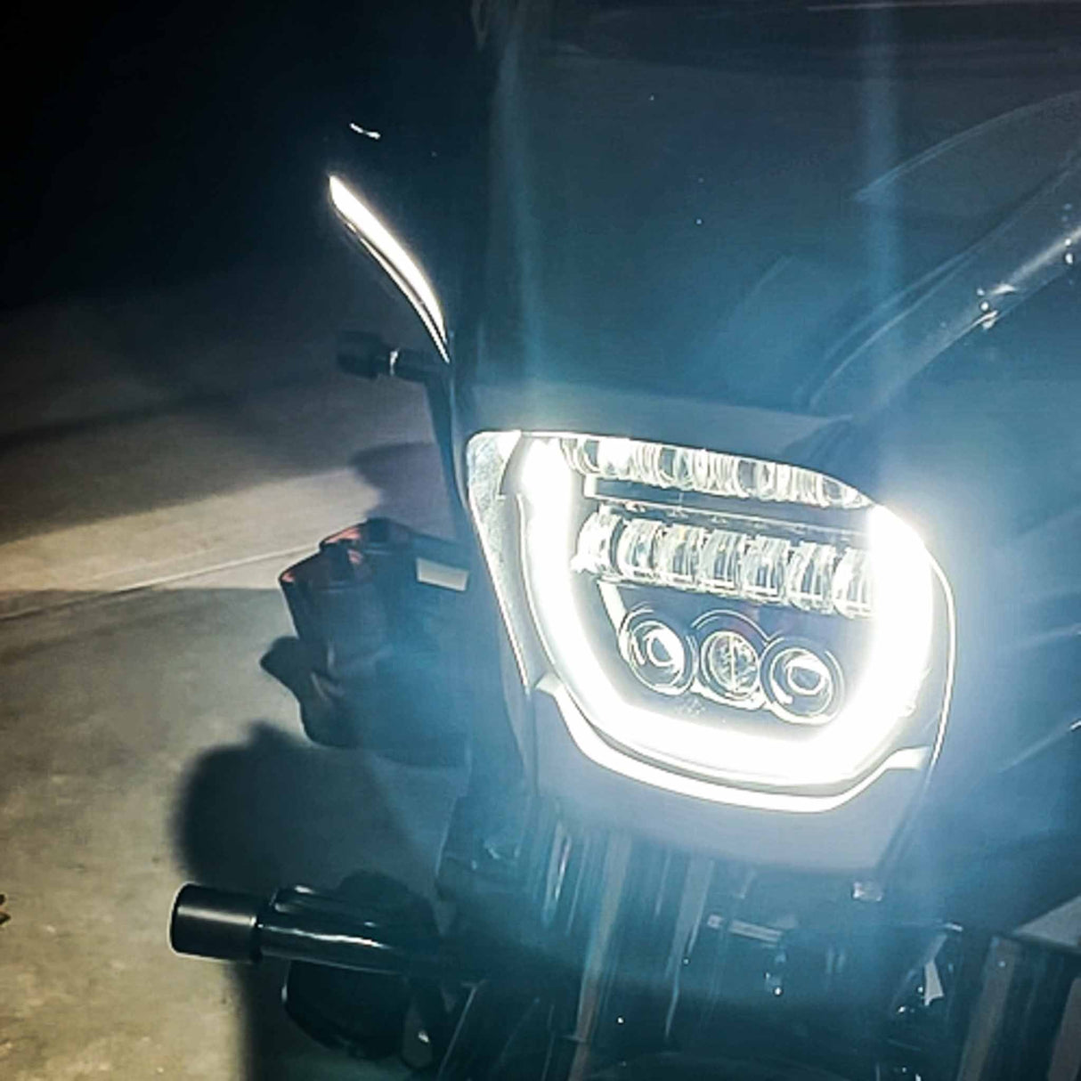 Eagle Lights LED Headlight Kit for 2023 - 2025 Harley-Davidson® Street Glide with Halo Ring