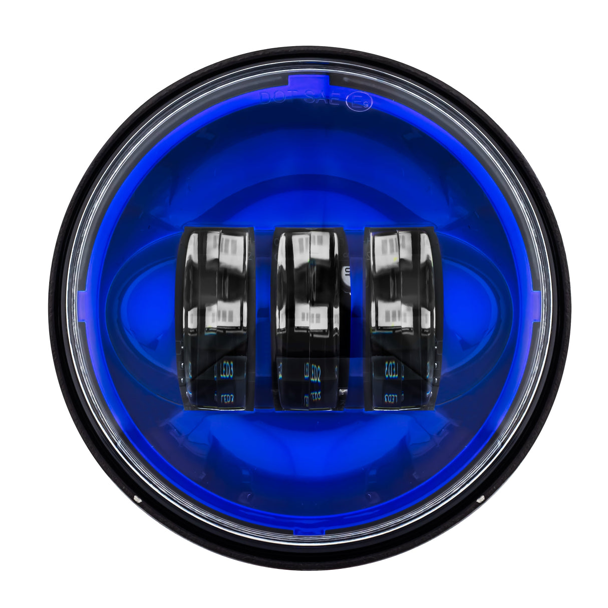 Eagle Lights Color Matched 4.5" LED Passing / Spot Lights - Generation I / Blue