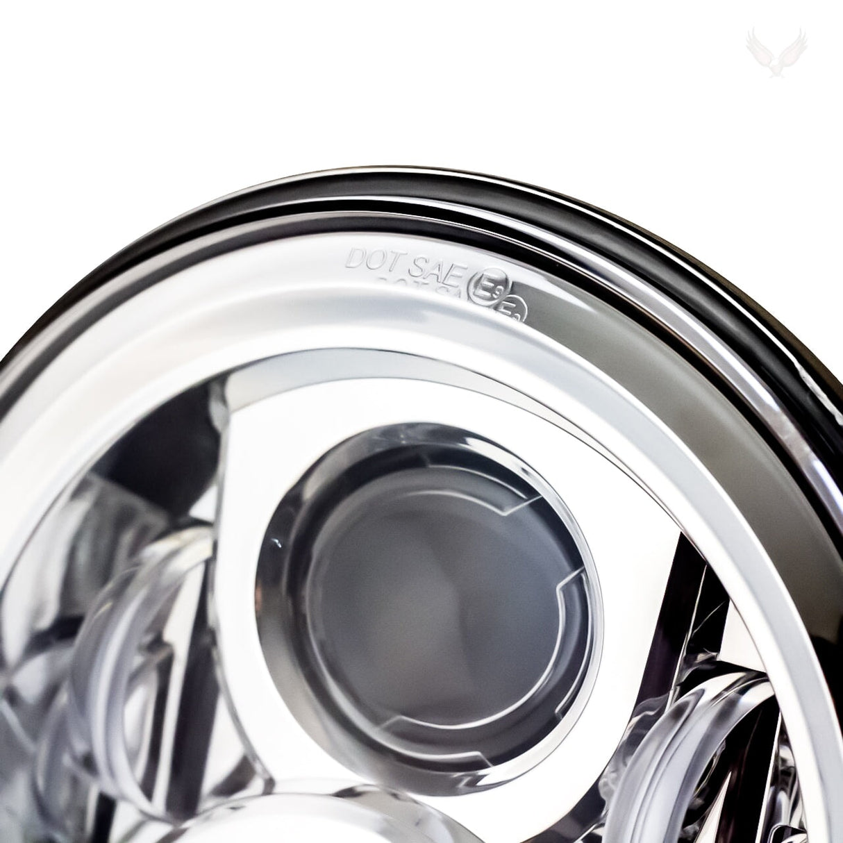 Eagle Lights 7" LED Headlight For Harley-Davidson® and Indian® Motorcycles - Chrome / Generation II