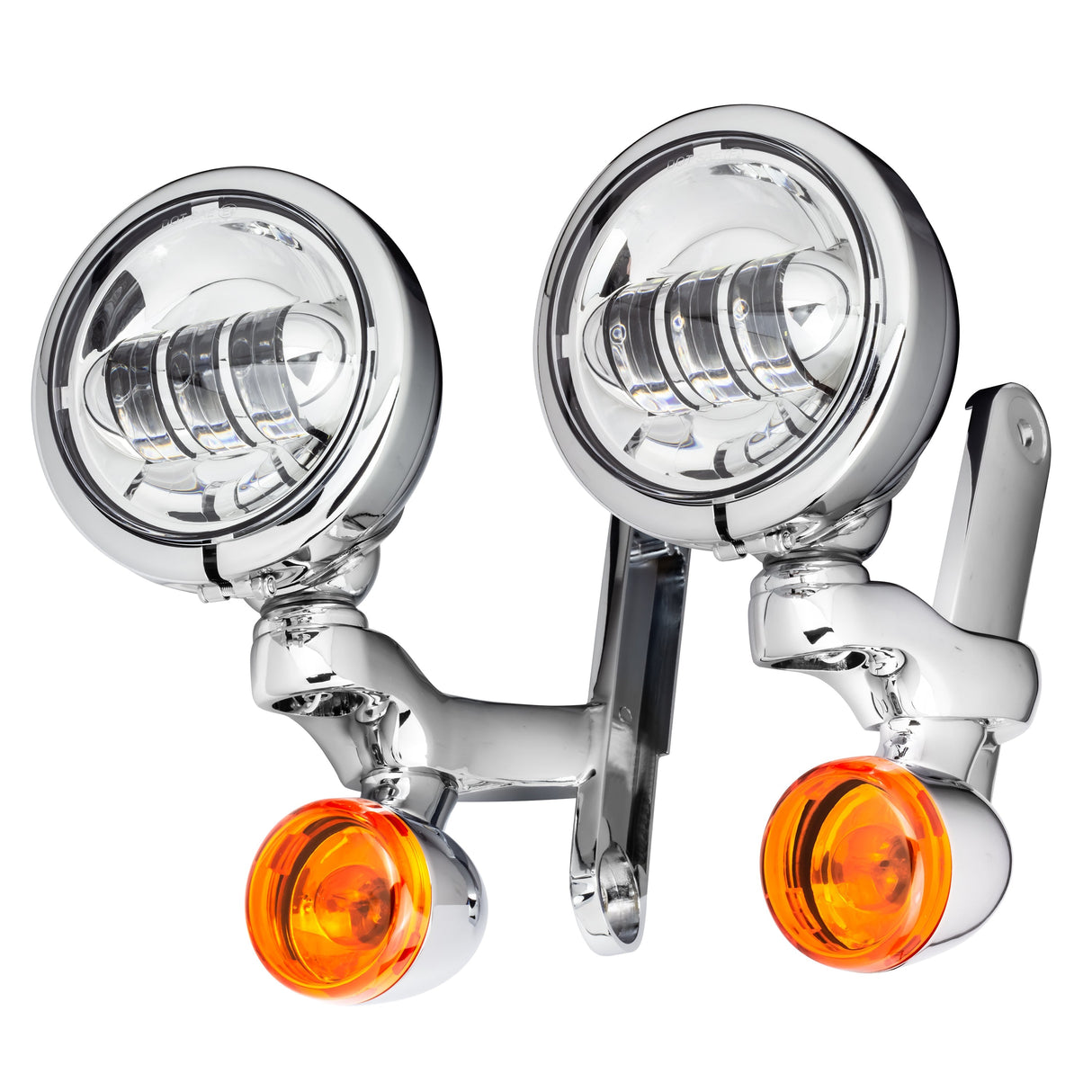Eagle Lights 4.5" LED Spot Lights and Hardware for Harley-Davidson® Street Glide and Electra Glide