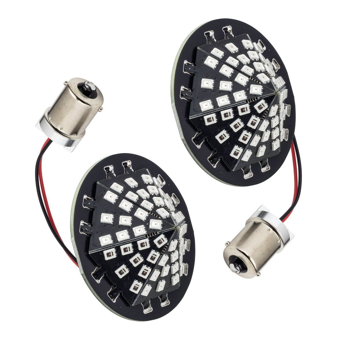 Eagle Lights Midnight Edition Generation III LED Premium Red Rear Turn Signals for Harley-Davidson® Motorcycles - 1156 Base