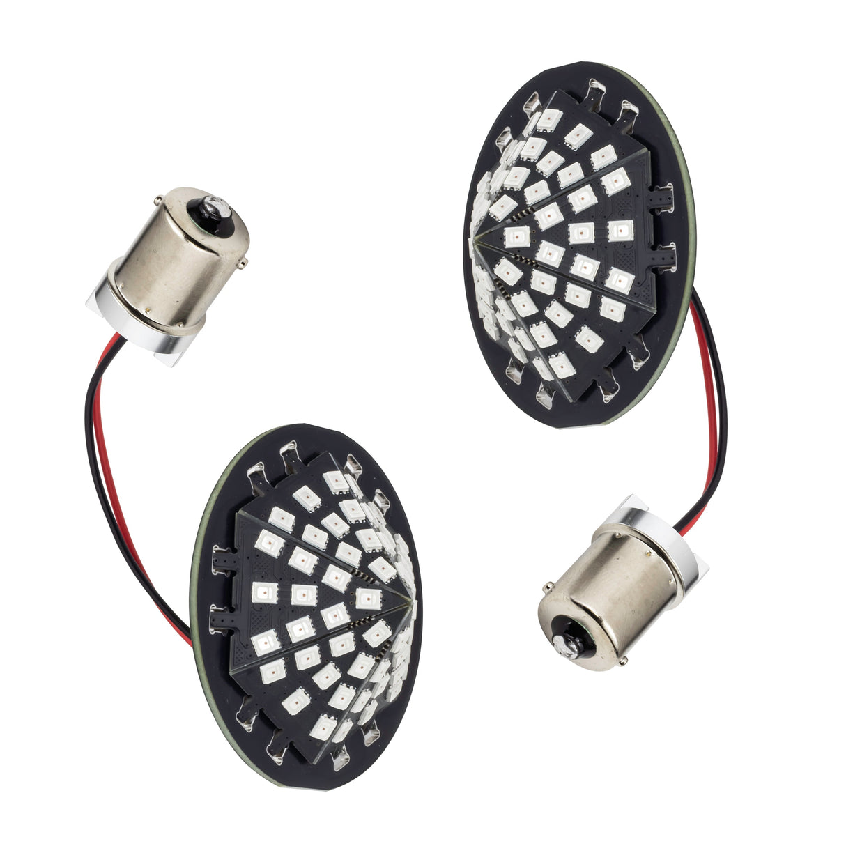 Eagle Lights Midnight Edition Generation III LED Premium Red Rear Turn Signals for Harley-Davidson® Motorcycles - 1156 Base