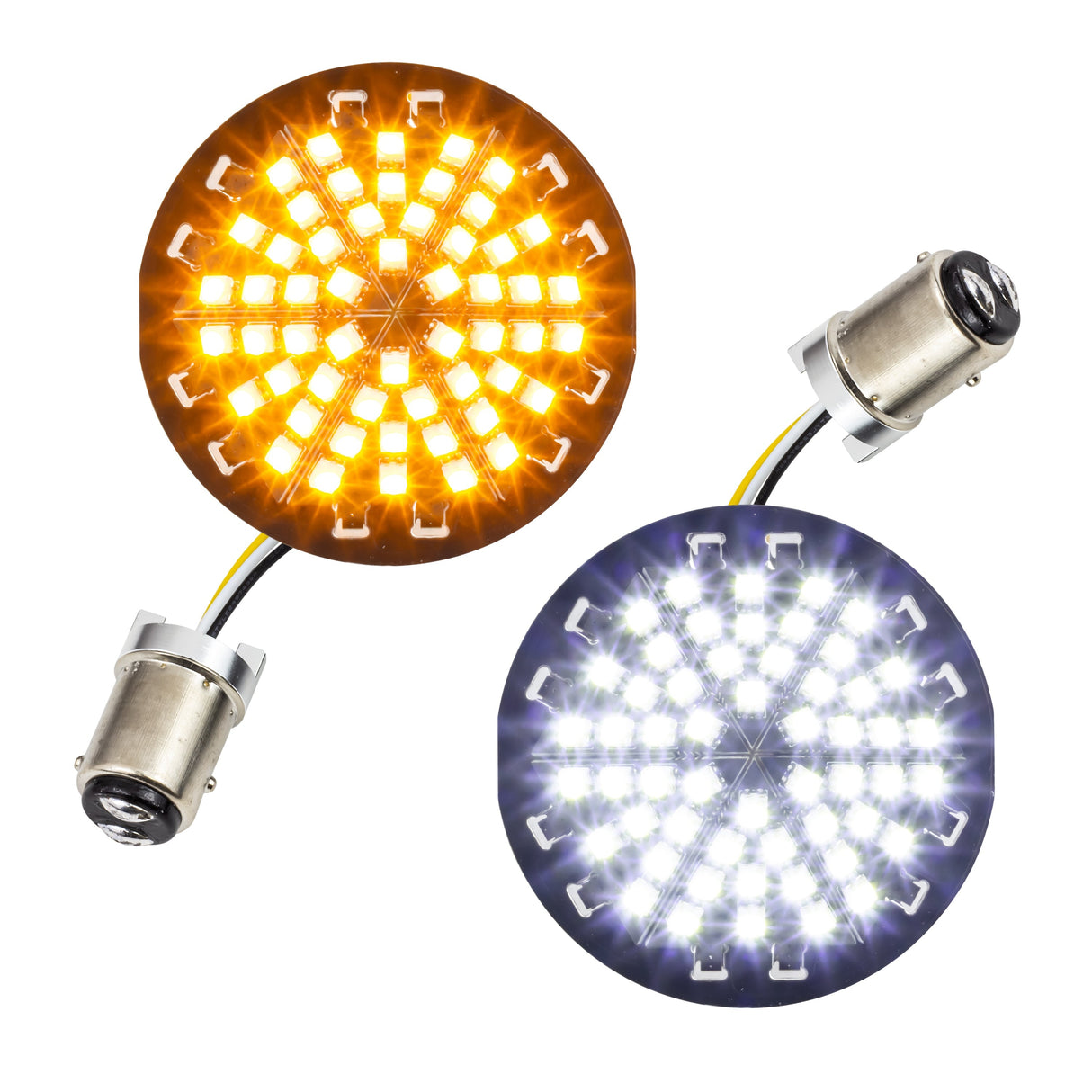 Eagle Lights Midnight Edition Generation III Premium LED Front Turn Signals with Full Running Light for Harley-Davidson® Motorcycles