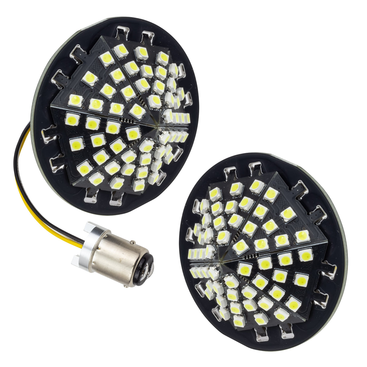 Eagle Lights Midnight Edition Generation III Front and Rear LED Turn Signal Kit for Harley-Davidson® Motorcycles- 1157 Front / 1157 Rear