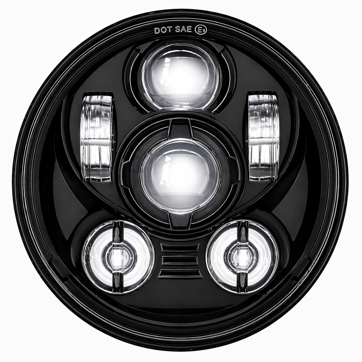 Eagle Lights 5 3/4" LED Headlight Kit for Harley-Davidson® and Indian® Motorcycles - Generation III