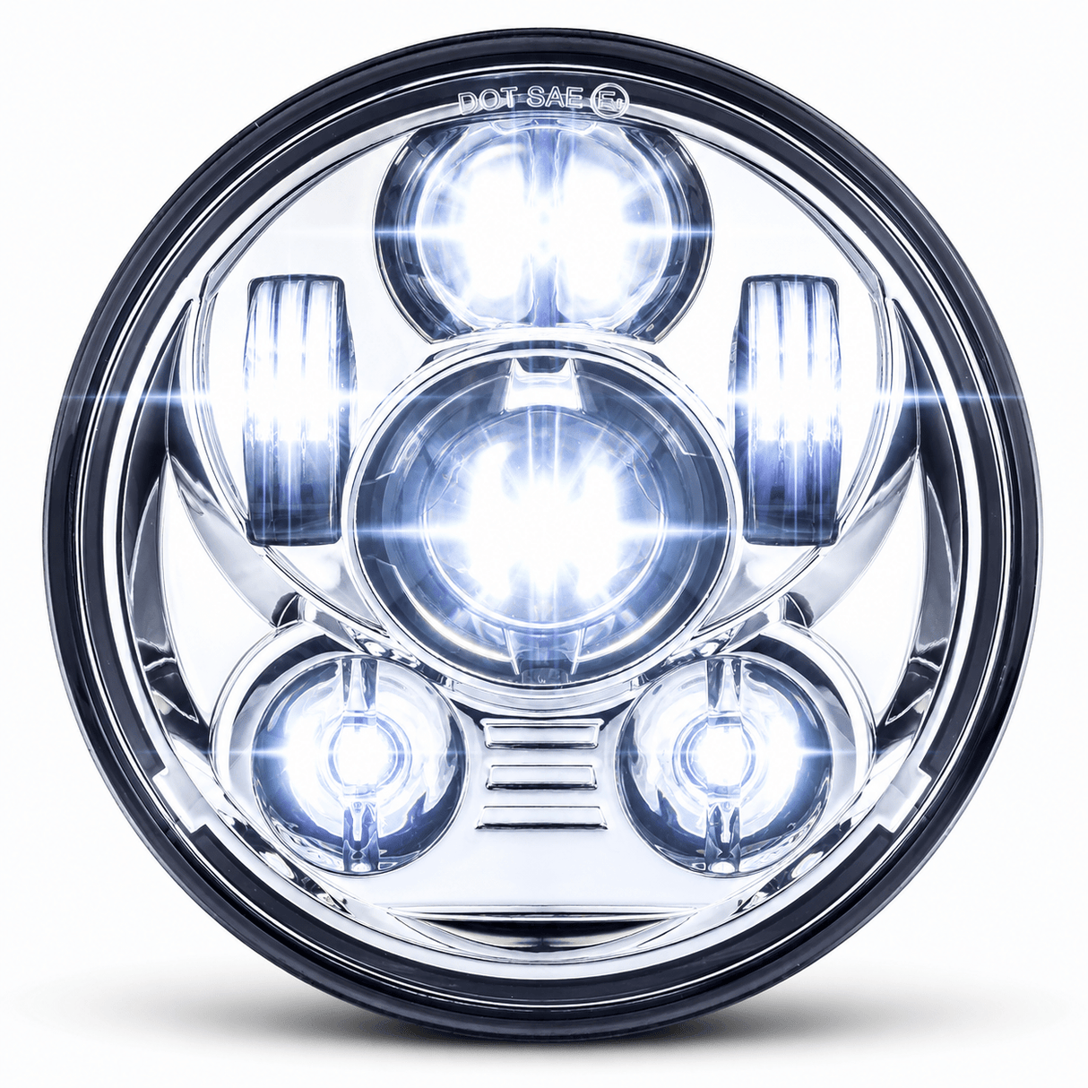 Eagle Lights 5 3/4" 8900 Series Generation III LED Projection Headlight For Indian® Scout, Scout 60, Bobber