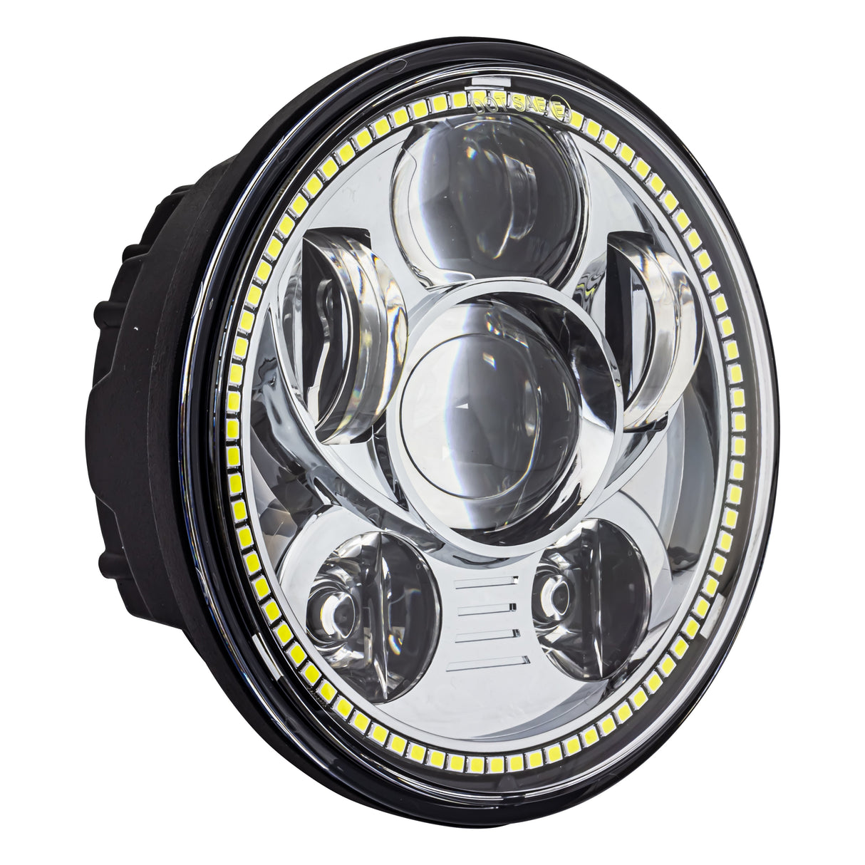 Eagle Lights 5 3/4" Chrome LED Headlight Kit with Halo Ring for 2018 and Newer Harley-Davidson® Softail Models