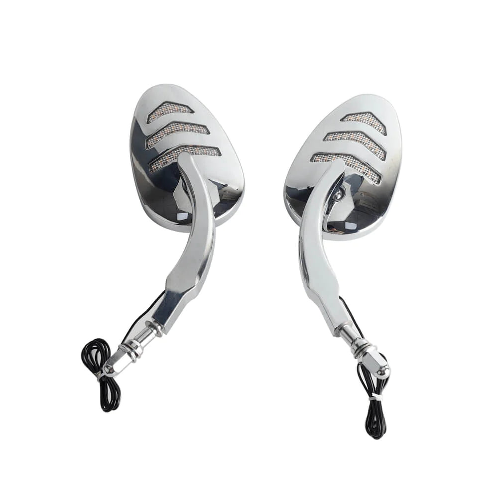 Eagle Lights SIGNALSIGHT LED Mirror with Turn Signals for Harley-Davidson® Softail, Dyna and Touring Models - Pair