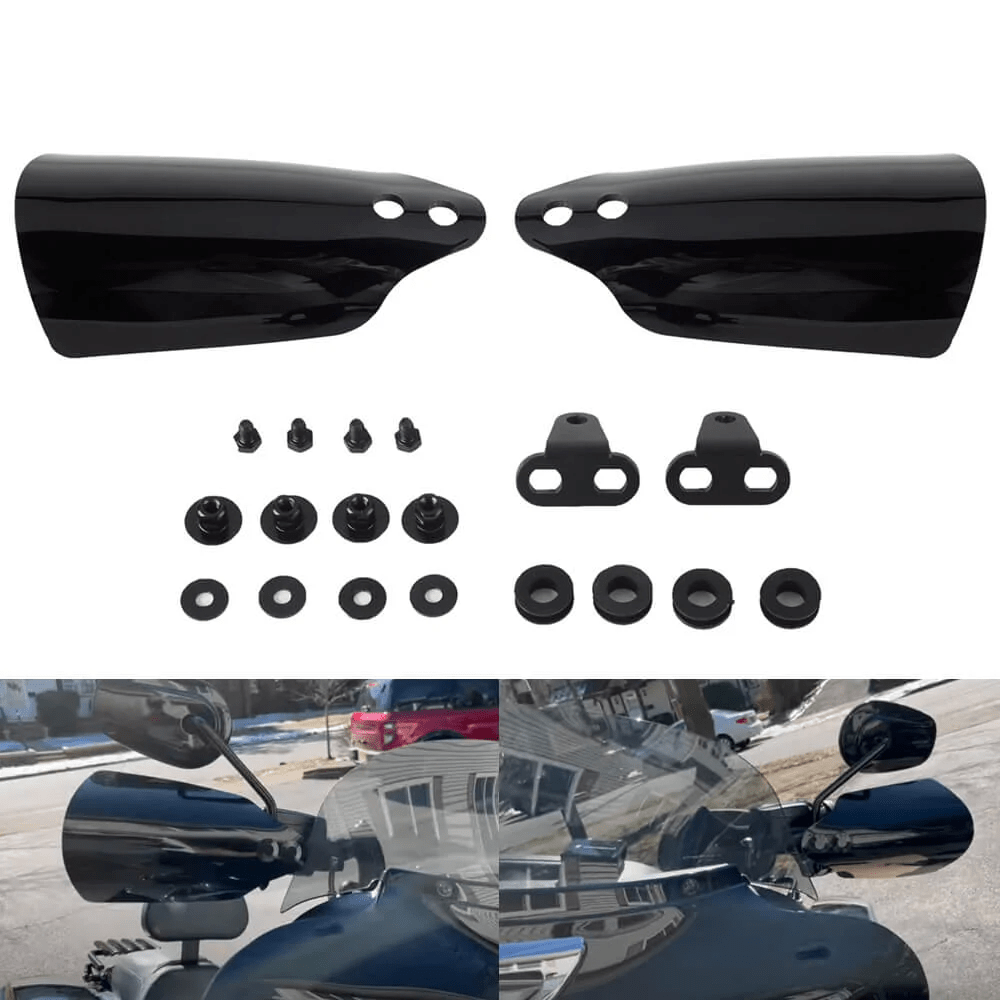 Eagle Lights HANDSHIELD Club Style Hand Guards for 2014 - 2023 Harley-Davidson® Electra Glide, Freewheeler, Road Glide, and Road King