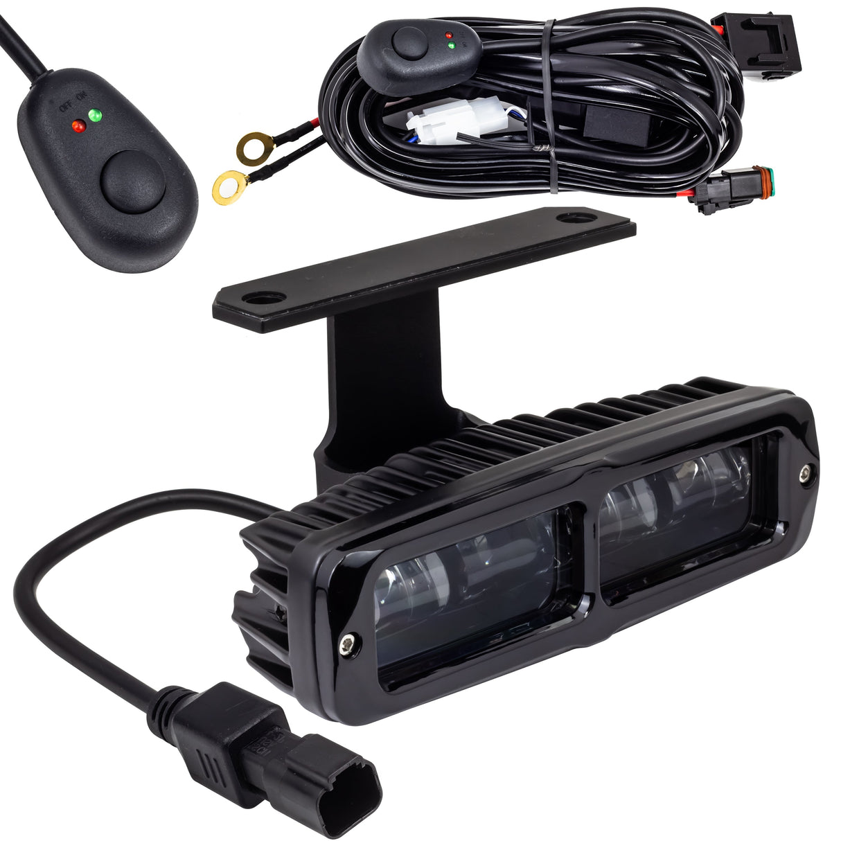 Eagle Lights 6" Generation II LED Projection Light Bar with Plug and Harness for 2015- Current Harley-Davidson® Road Glide Models