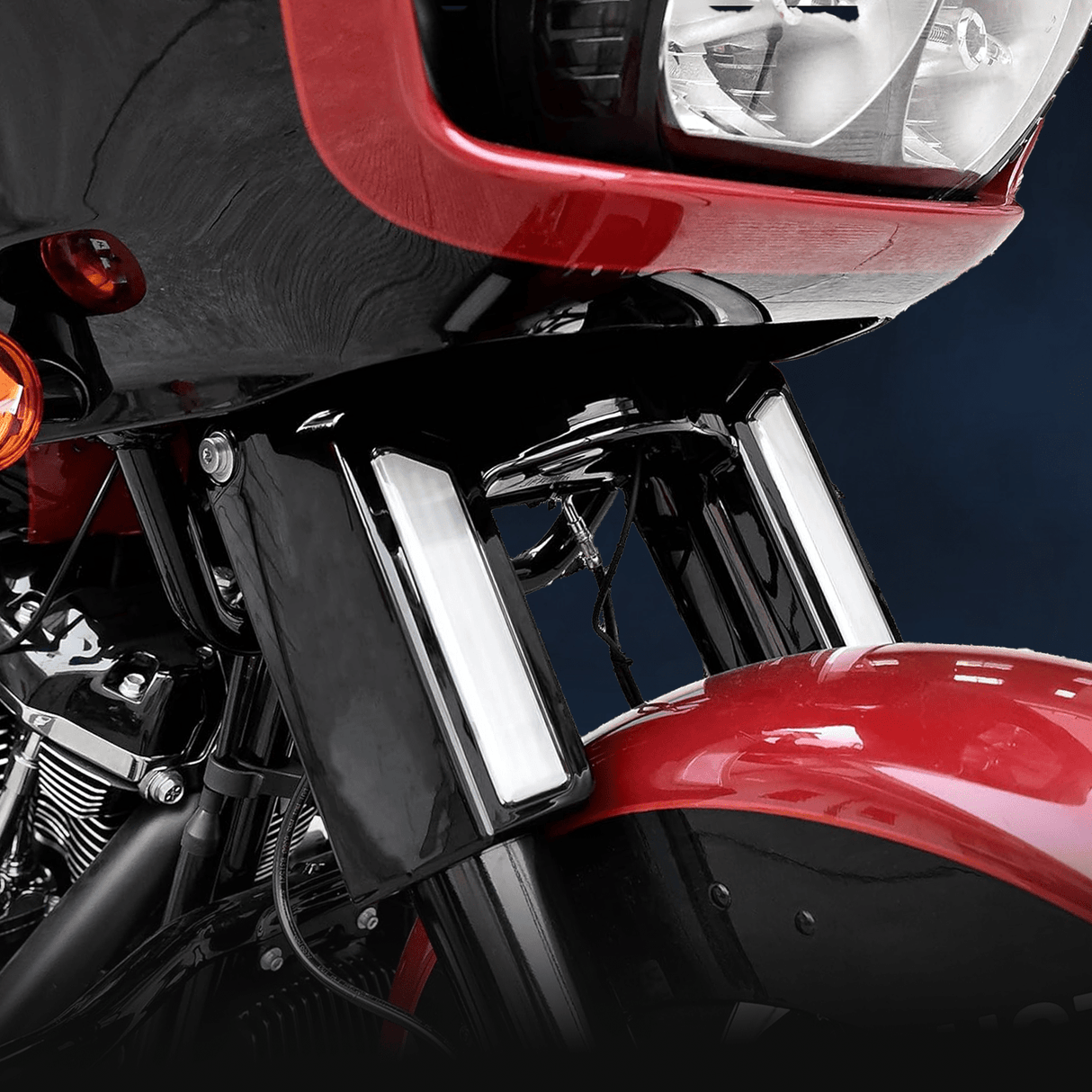 Eagle Lights LED FORKFLARES™ Light Cover for 2015 to Current Harley-Davidson® Road Glide Models