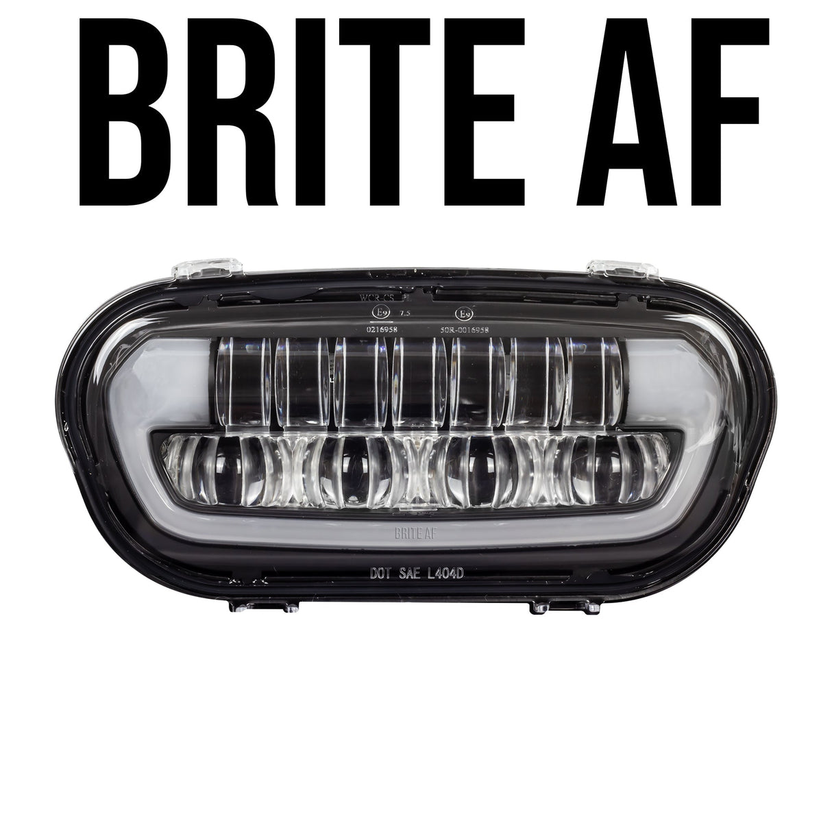 Eagle Lights BRITE AF LED Headlight for 2008 - 2023 Harley-Davidson® Fat Bob Models
