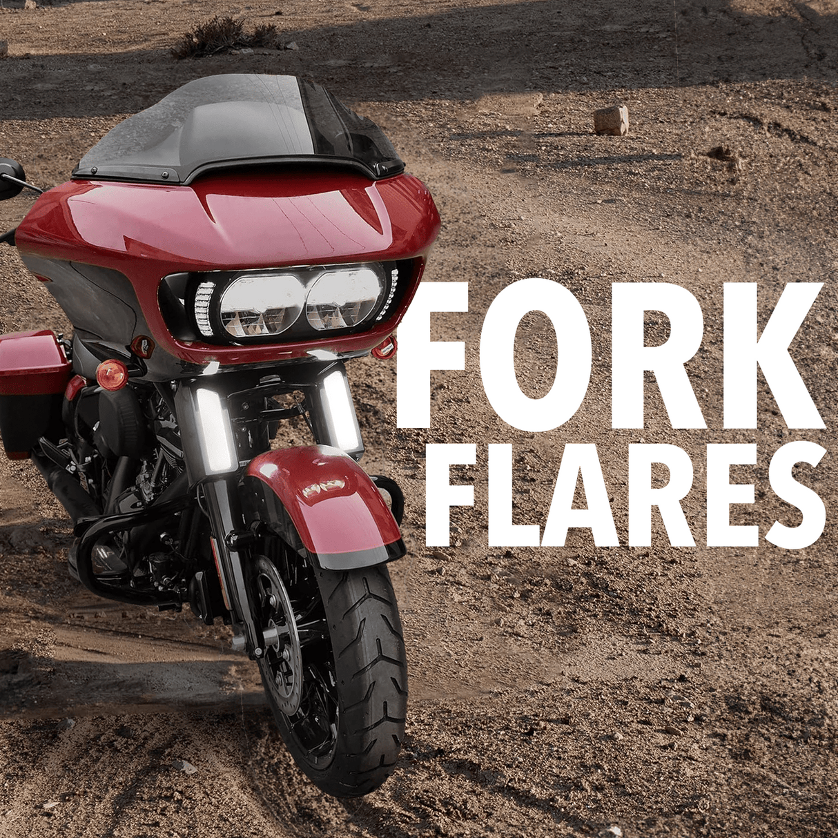 Eagle Lights LED FORKFLARES™ Light Cover for 2015 to Current Harley-Davidson® Road Glide Models