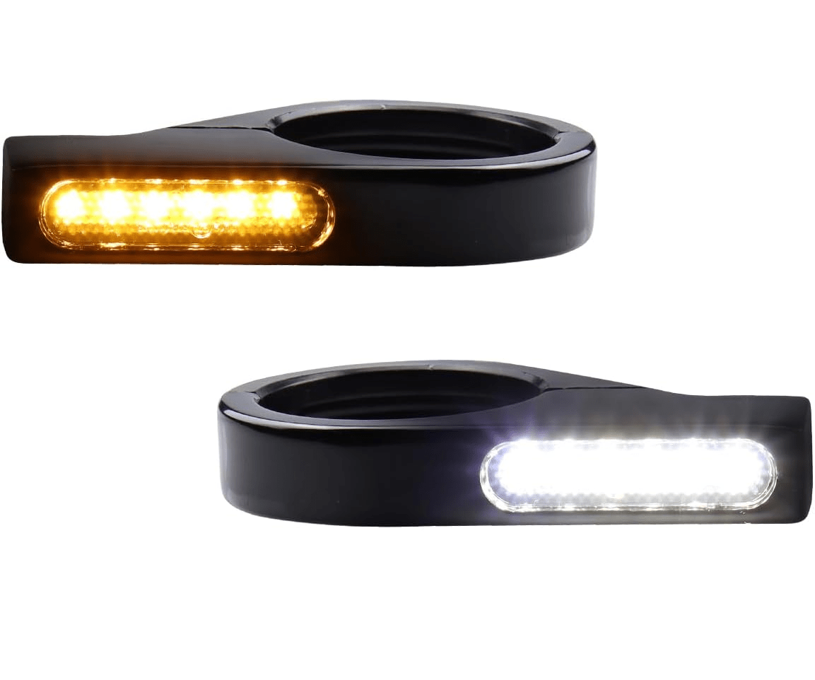 Eagle Lights FORKFLARES Front LED Turn Signals with Running Lights for Indian® Scout, Bobber, Rogue, Sixty