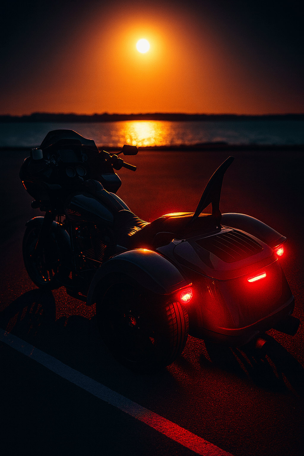 Eagle Lights Strobe LED Squareback Brake Light Kit for Harley-Davidson® Freewheeler / Road Glide 3 Models