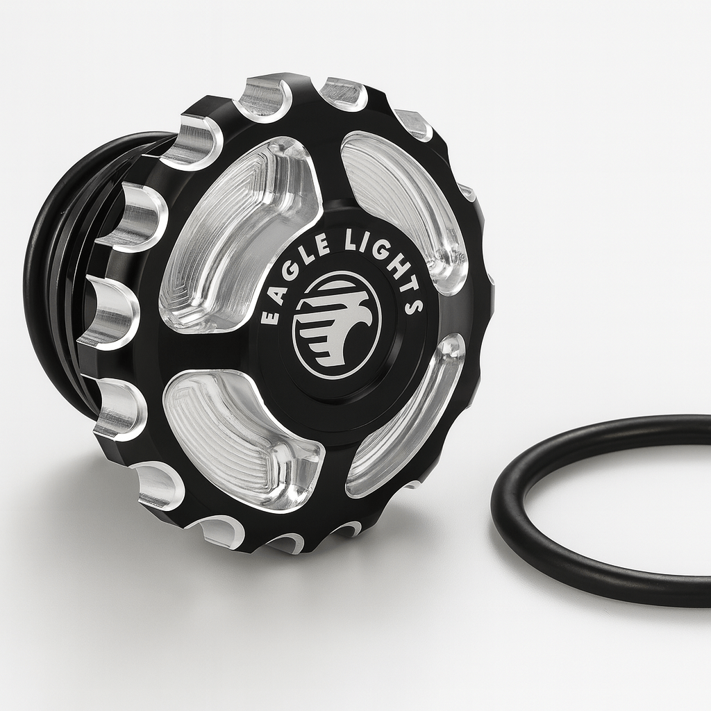 Eagle Lights GearGRIP Gas Cap fits Harley Davidson and Indian Models