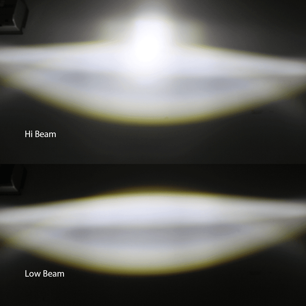 Eagle Lights LED Projection Headlight for Harley-Davidson® 2015 or Newer Road Glide with HALOS Vent Insert Light Combo Kit