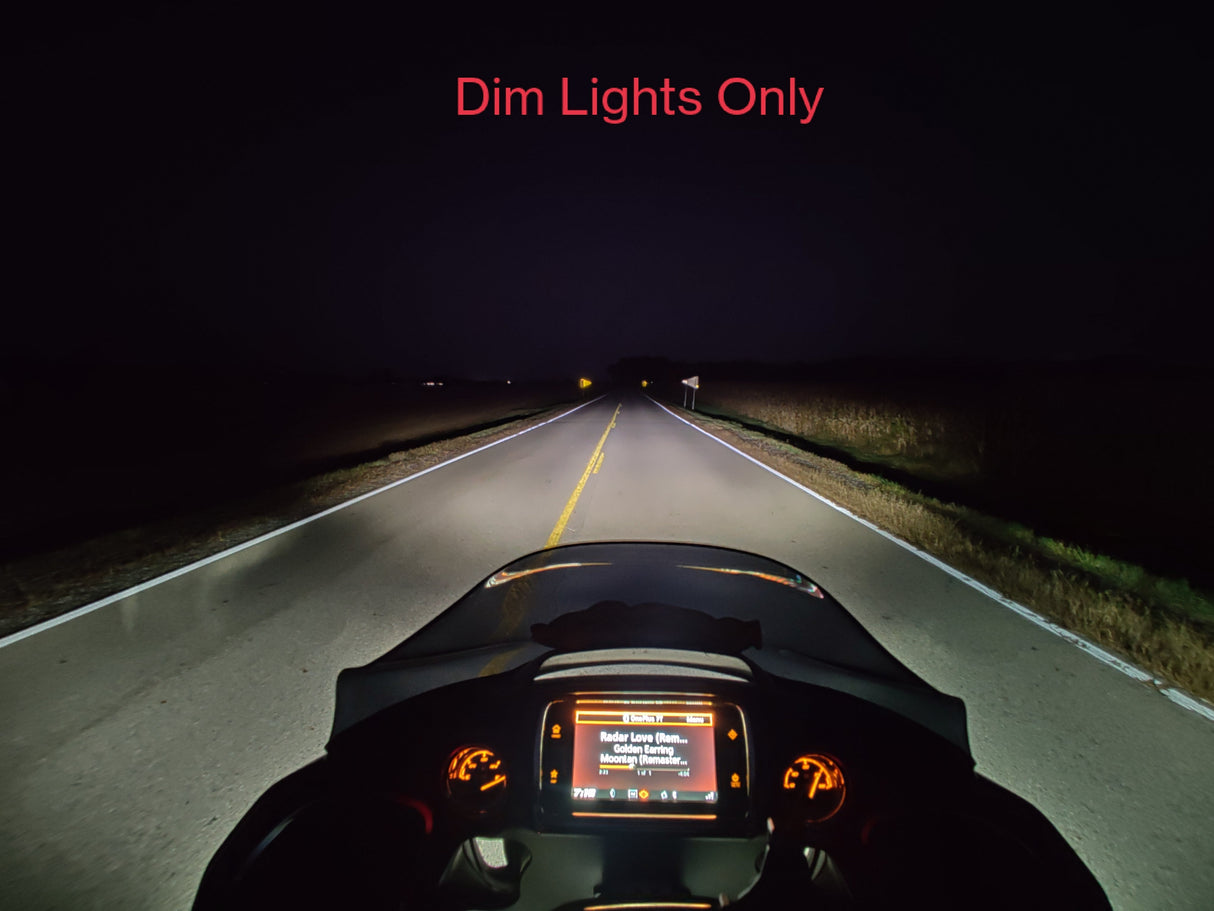 Eagle Lights 6" Generation II LED Projection Light Bar with Plug and Harness for 2020 - Current Harley-Davidson® Low Rider S