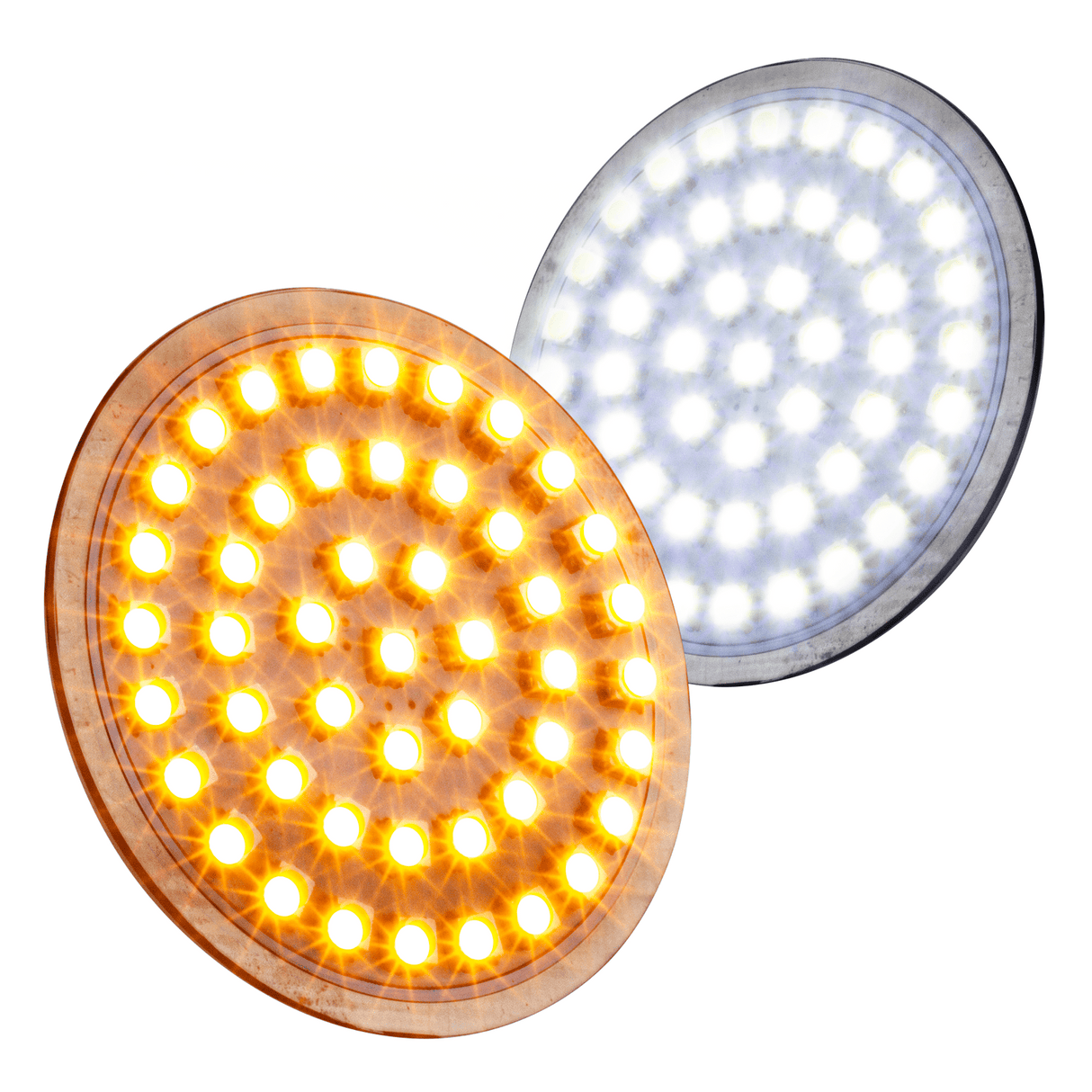 Eagle Lights 2" Generation II Front and Rear LED Turn Signals Kit for Harley-Davidson® Motorcycles - Front 1157 / Rear 1156 / Rear LEDs Amber