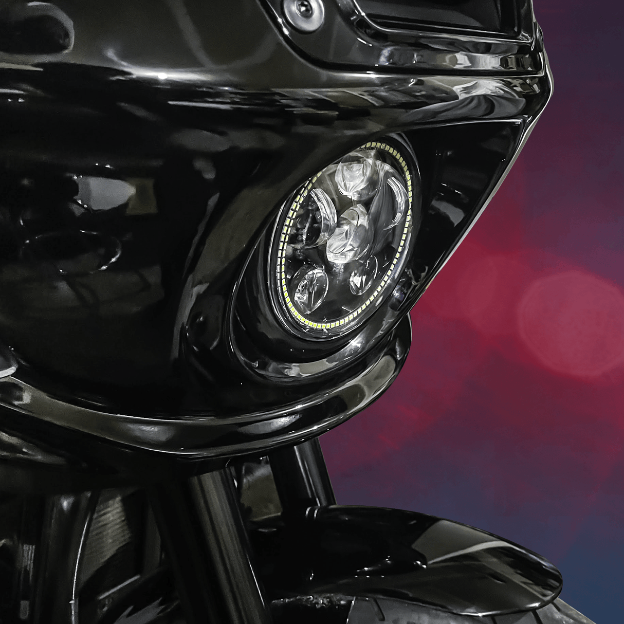 Eagle Lights 5 3/4" Generation III LED Headlight Kit for Harley-Davidson® Low Rider ST Models with Adapter Bracket