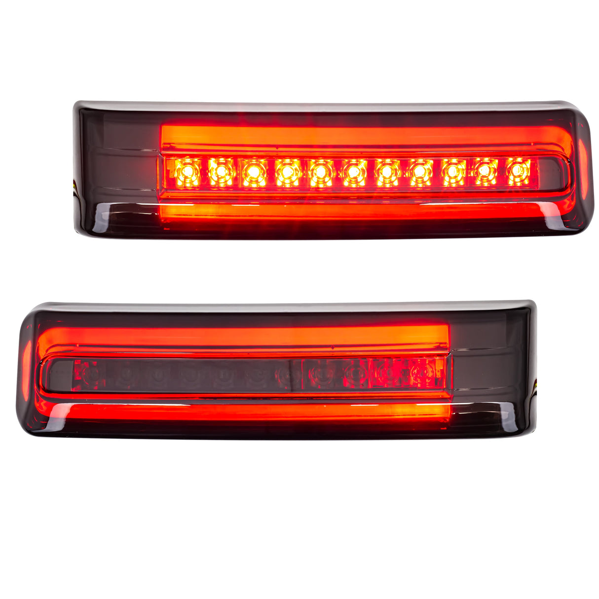 Eagle Lights HALOS Saddlebag LED Tail Lights with Turn Signals, Running Lights and Brake Lights for 2023.5 to Current Harley-Davidson® Touring and CVO Models