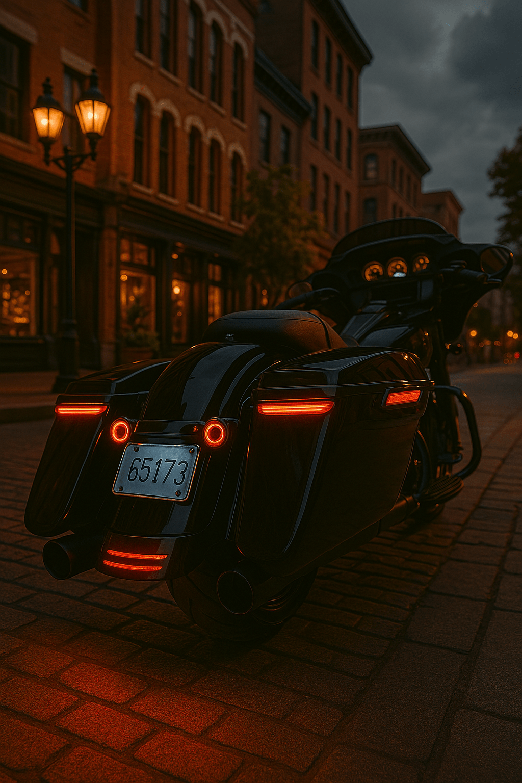 Eagle Lights Low Profile Saddlebag LED Tail Lights with Sequential Turn Signals, Running Lights and Brake Lights for 2014 to Current Harley-Davidson® Touring Models