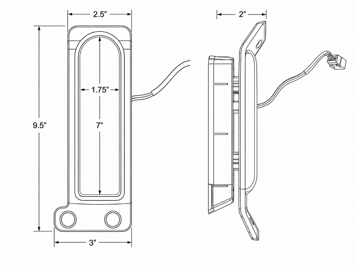 Eagle Lights Saddlebag HALOS Running, Brake and Turn Filler Lights for Harley-Davidson® Motorcycles