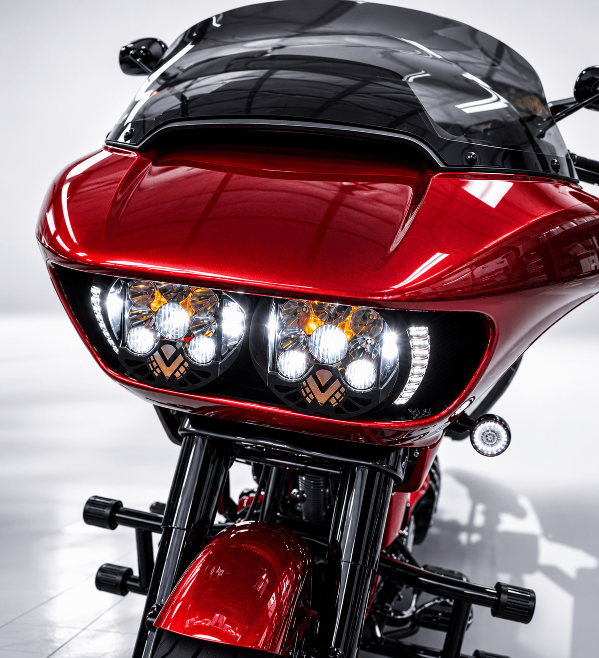 Eagle Lights Apex Pro™ Road Glide Dual LED Projection Headlight Kit for Harley-Davidson® 2015 - 2023 Road Glide