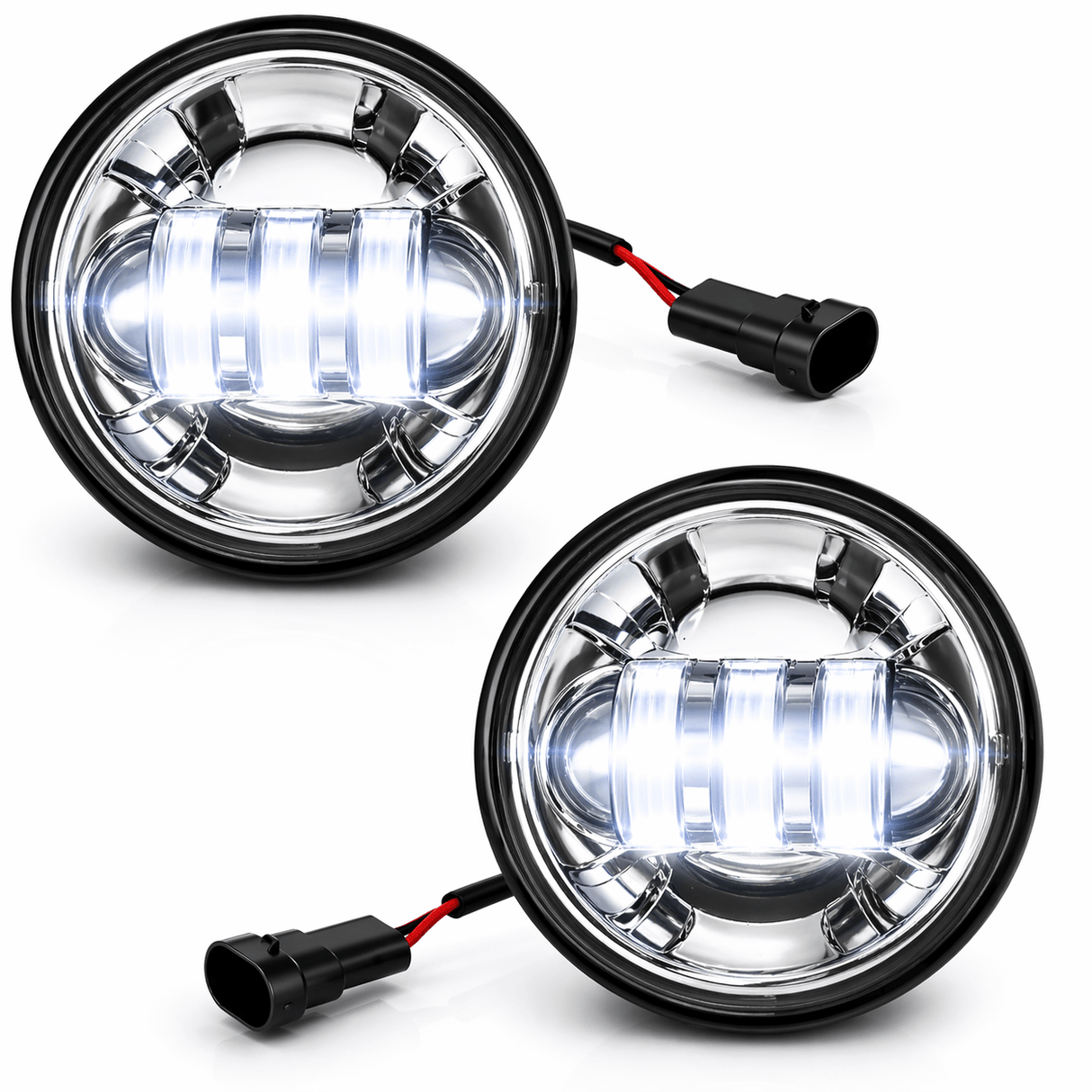 Eagle Lights 4.5" LED Spot Lights and Hardware for Harley-Davidson® Street Glide and Electra Glide