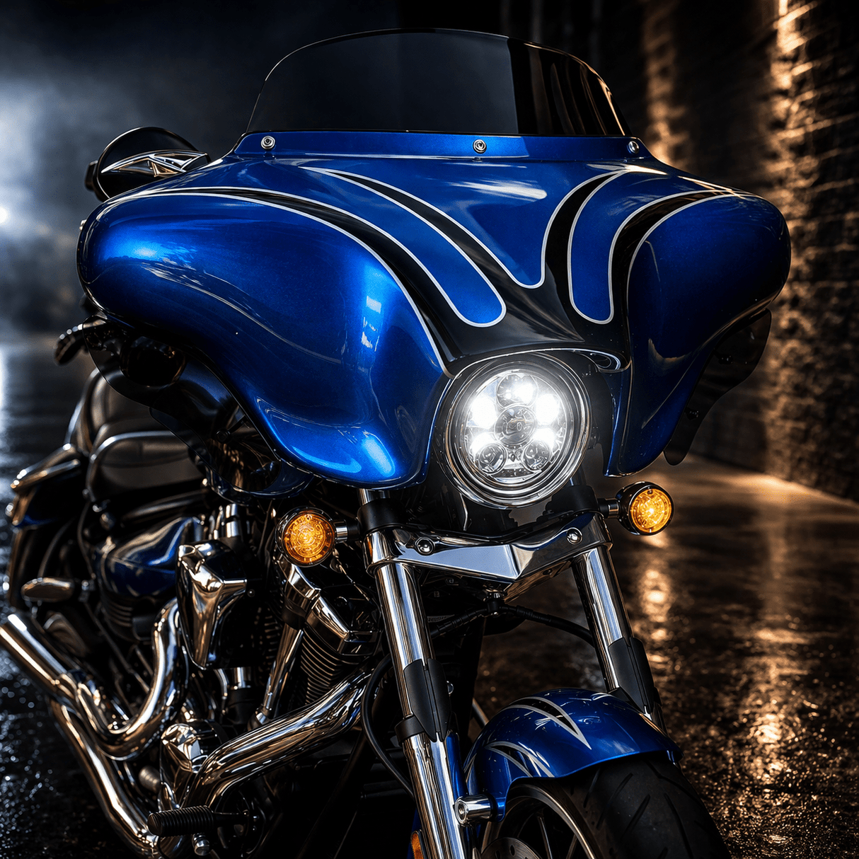 Eagle Lights 5 3/4" LED Headlight for Yamaha XVS650, Bolt, Raider, Road Star, Stryker Models