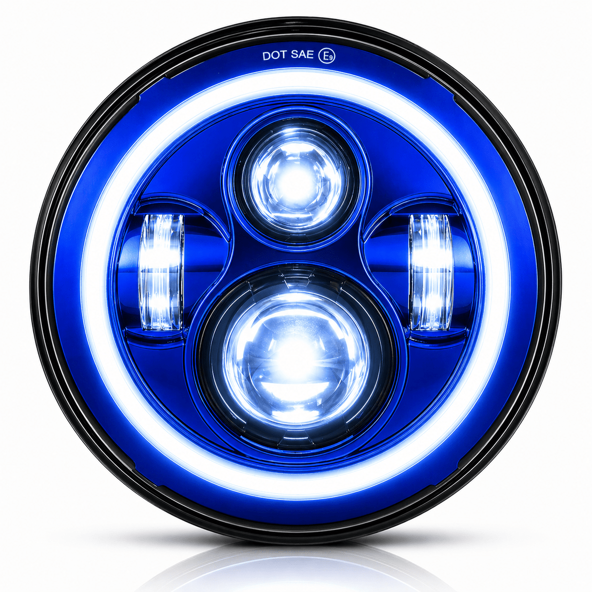 Eagle Lights 7" LED Headlight Kit for Harley-Davidson® and Indian® Motorcycles - Color Matched / Generation I