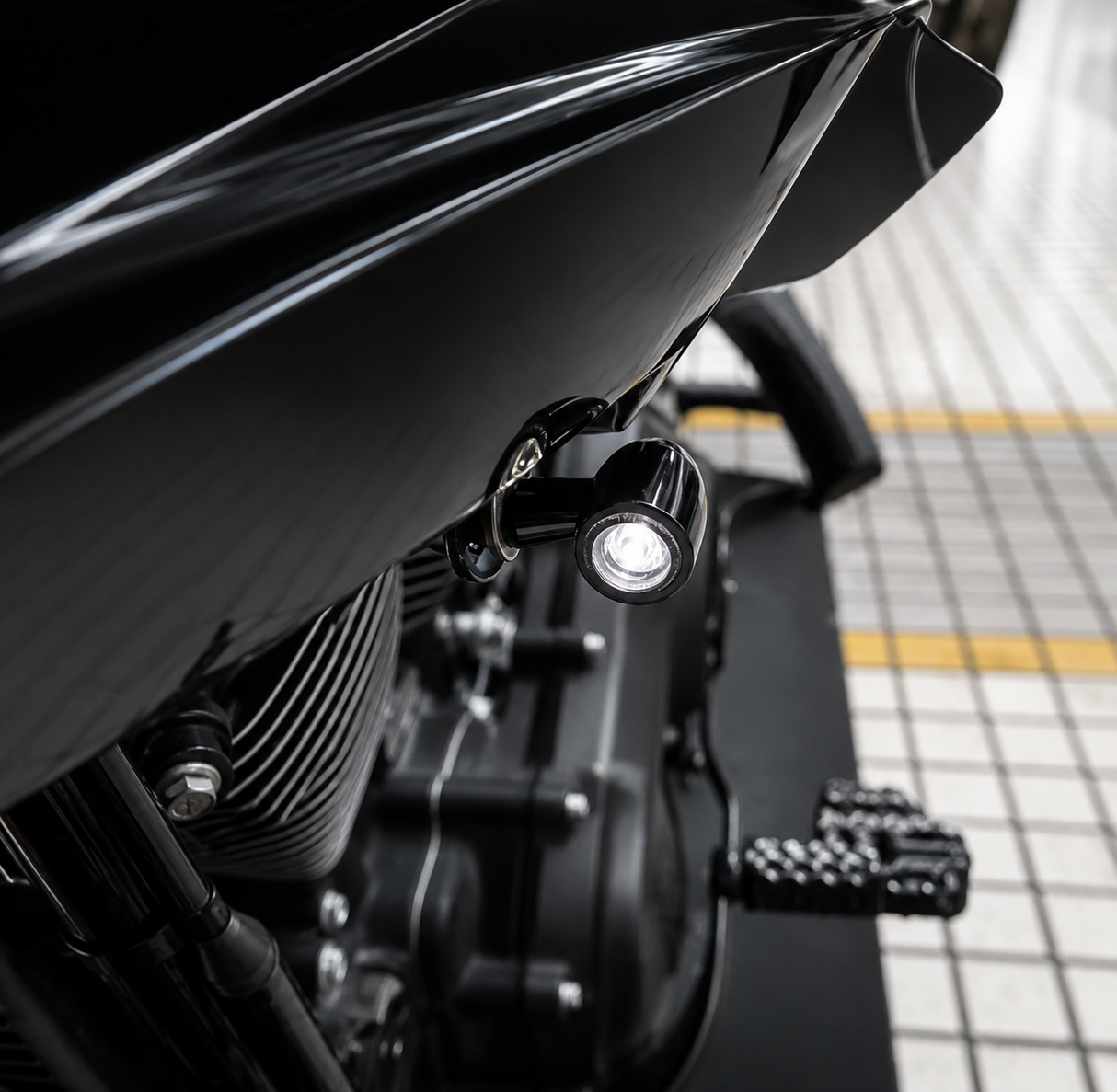 Eagle Lights BULLETBEAM Front LED Turn Signals with Running Lights for Low Rider ST