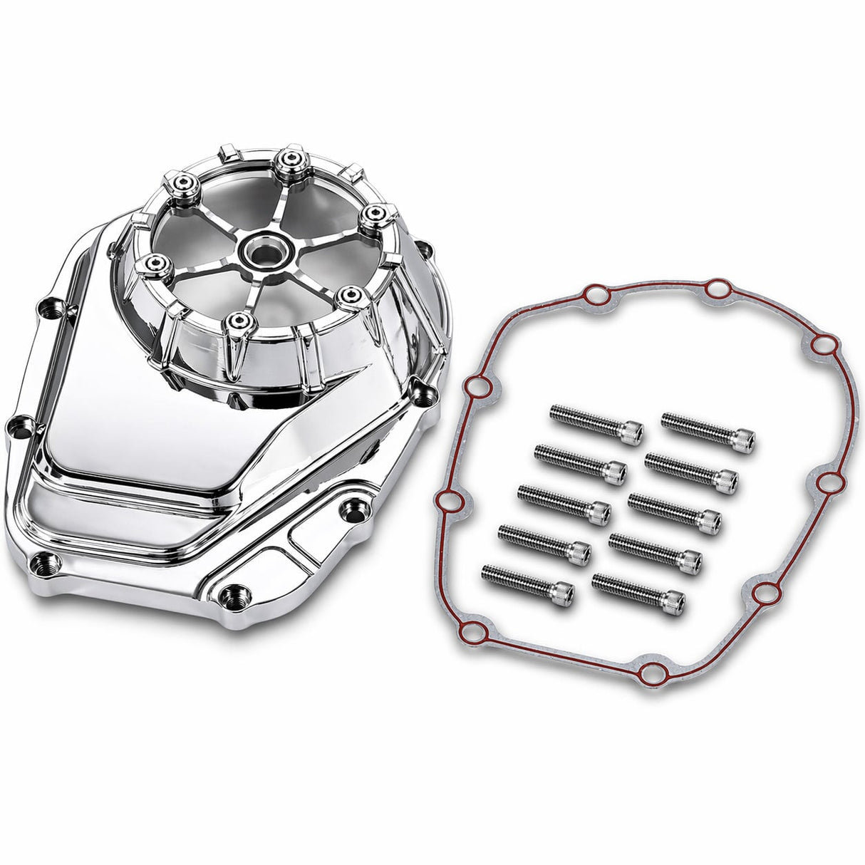 Eagle Lights SIGHTLINE™ Windowed Cam Cover for Milwaukee-Eight® | Billet Aluminum Timing Cover Upgrade for 2017-2026 Harley-Davidson® M8 Models