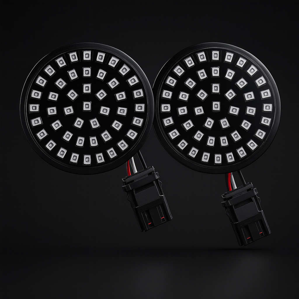 Eagle Lights Midnight Edition Rear LED Turn Signals for 2025+ Softail Models