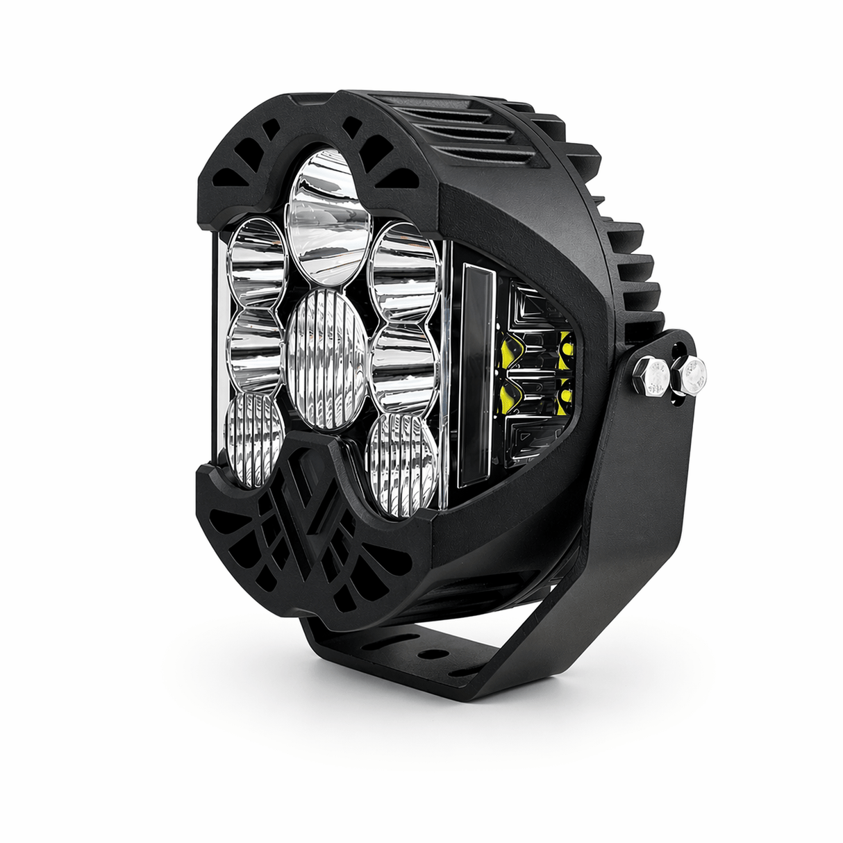 Eagle Lights Apex Pro™ Universal LED Headlight / Auxiliary Light – High-Output Performance Driving Light, Wide Beam, Rugged Off-Road & On-Road Use