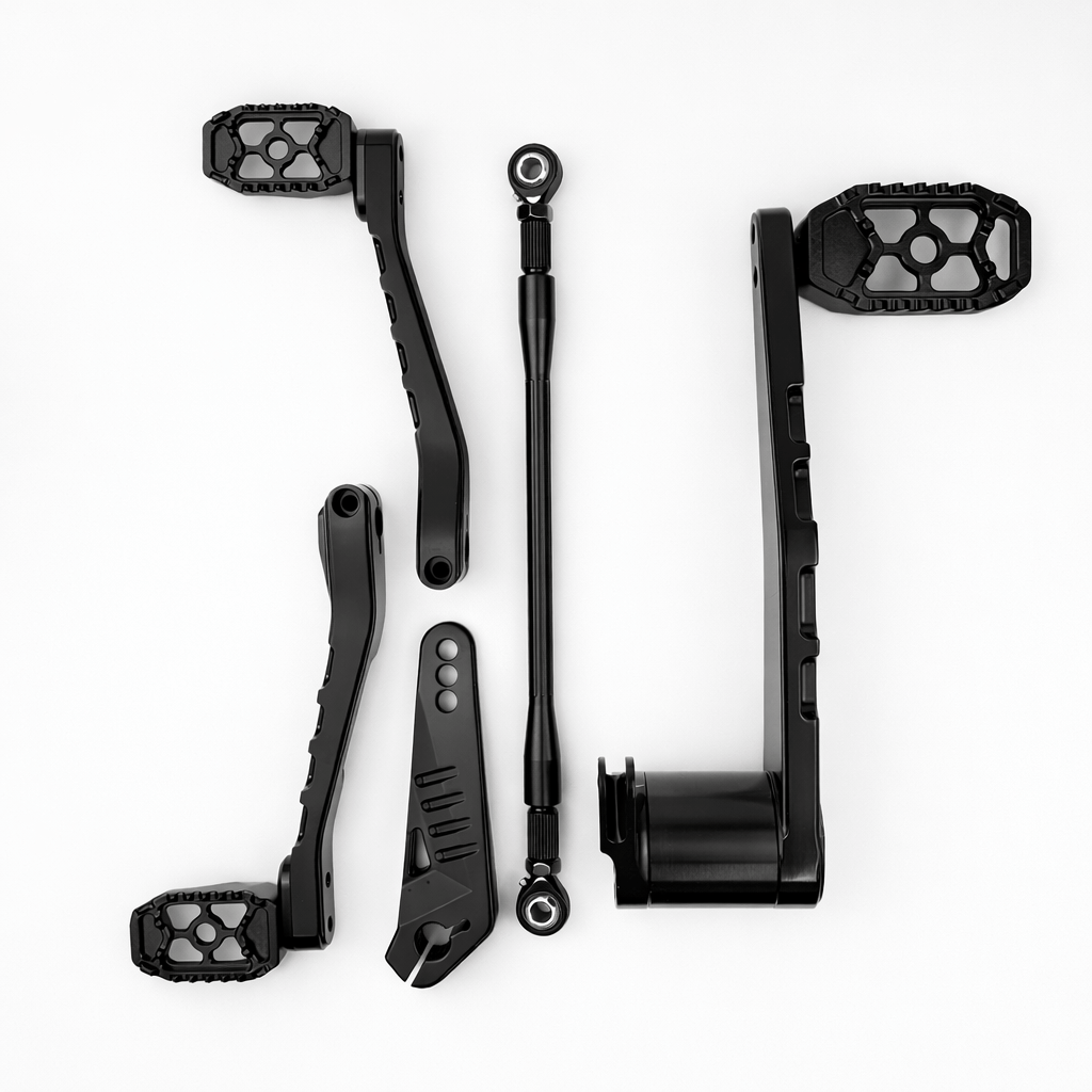 Eagle Lights REDLINE MX Heel Toe Shifter & Brake Pedal Kit for 2014 - 2026 Harley-Davidson® Touring Models