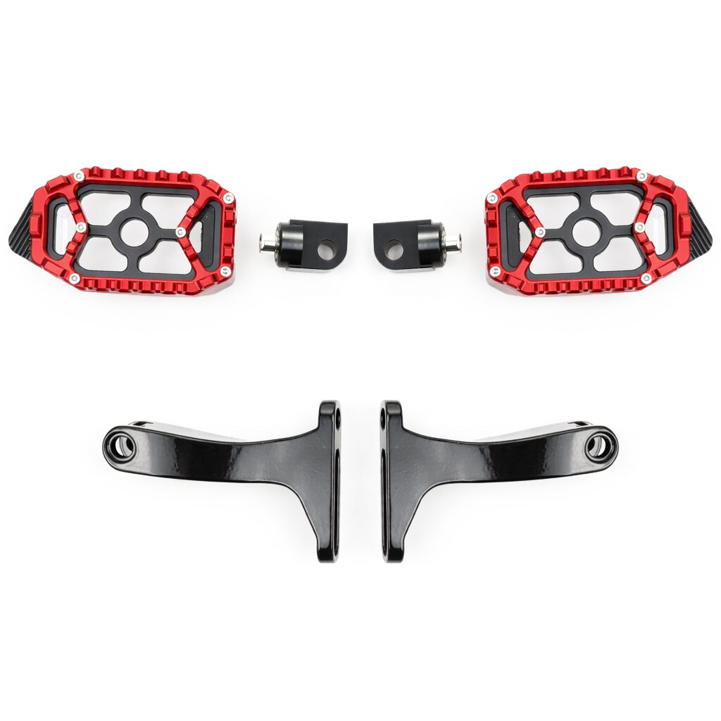 Eagle Lights REDLINE MX Passenger Floorboards for 1993 - 2026 Harley-Davidson® Touring Models