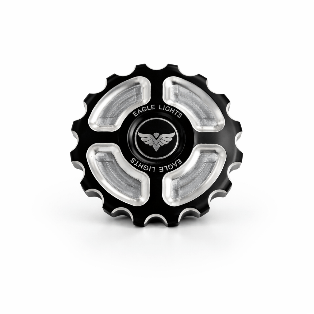 Eagle Lights GearGRIP Gas Cap fits Harley Davidson and Indian Models