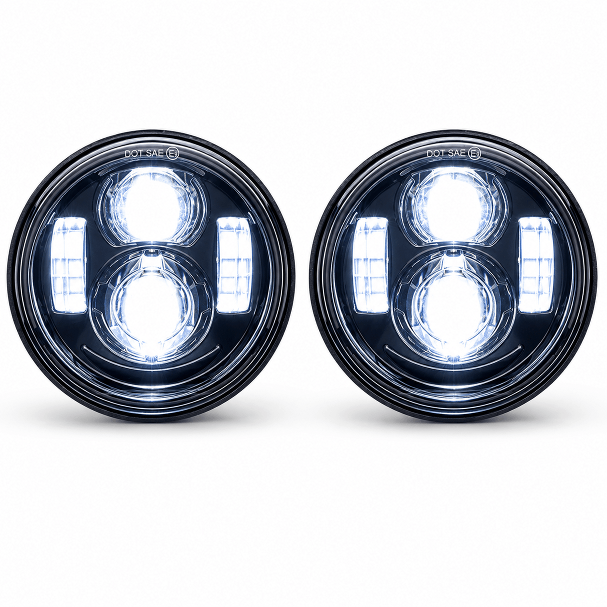 Eagle Lights Dual LED Headlight Kit for 2008 - 2017 Harley-Davidson® Fat Bob Models