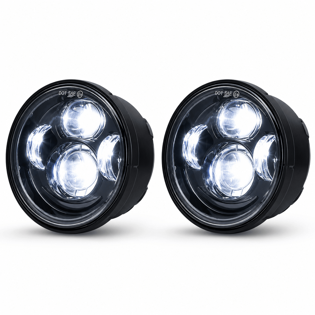 Eagle Lights Dual LED Headlight Kit for 2008 - 2017 Harley-Davidson® Fat Bob Models