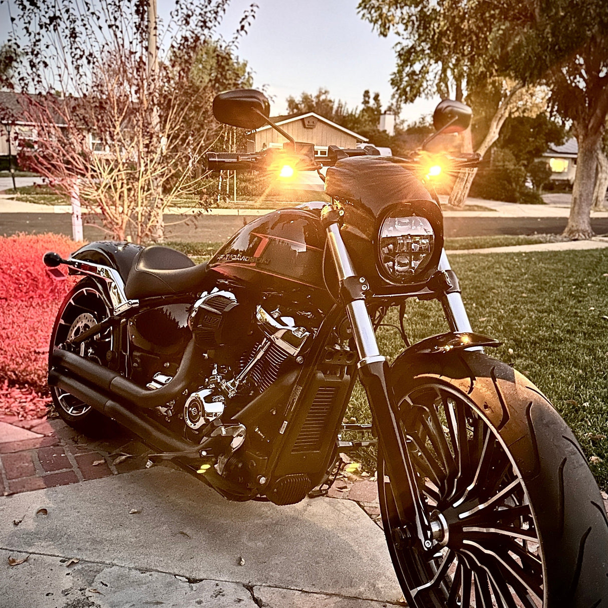 Eagle Lights SLIM LINE Front LED Turn Signals for Harley-Davidson®, Honda, Yamaha and Triumph Motorcycles