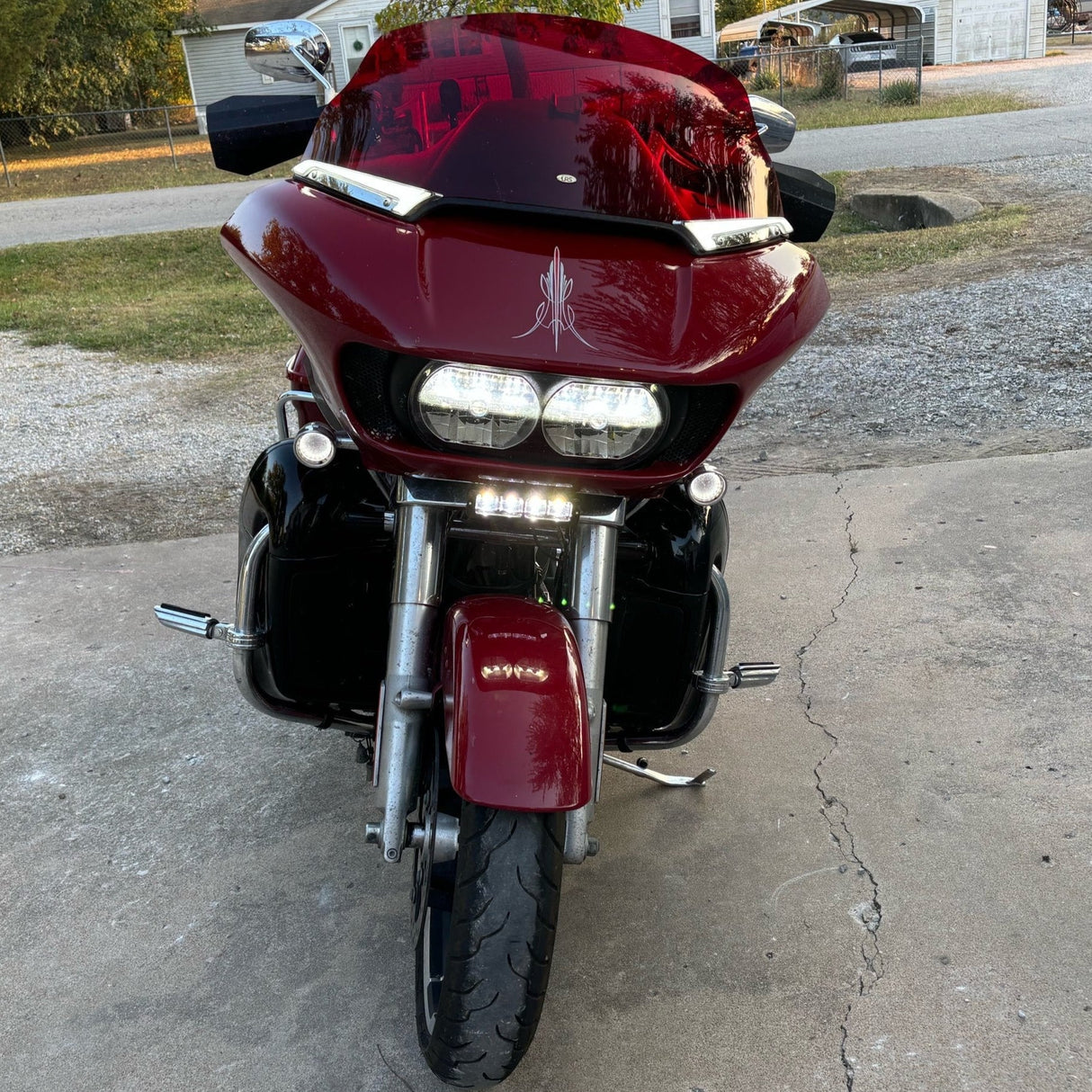 Eagle Lights 6" Generation II LED Projection Light Bar with Plug and Harness for 2015- Current Harley-Davidson® Road Glide Models