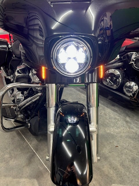 Eagle Lights SWITCHBLADE Low Profile Fork LED Turn Signal and Running Lights for 2006 - 2023 Harley-Davidson® Models